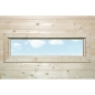 Preview: Weka Zusatzfenster feststehend B 125 x H 40 cm, Echtglas