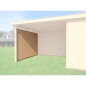 Preview: Weka Seitenwand für Anbau 240 cm tief für Designhaus 126, 172