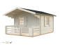 Preview: Palmako Gartenhaus Modell Emma 10,4 + 4,2 m²