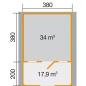 Preview: Weka 28 mm Gartenhaus 111 B mit Vordach und Terrasse (200 cm)