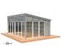 Preview: Palmako Pavillon Modell Nova 17,8 m²