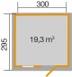 Preview: Weka Gartenhaus 123 - 28 mm in 5 Grössen