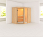 Preview: Karibu Sauna Fiona 1 (Eckeinstieg) NEU