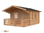 Preview: Palmako Gartenhaus Modell Emma 10,4 + 4,2 m²