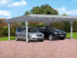 Preview: Skanholz Design-Doppel-Carport Odenwald 640 x 541cm