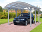 Preview: Design Einzel-Carport Bogendach Typ Franken 376 x 541cm