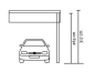 Preview: Carport Stellplatzerweiterung Runddach Typ Schwaben 299 x 630cm