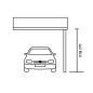 Preview: Stellplatz-Erweiterung für Pultdach-Carports