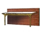 Preview: Terrassenüberdachung ANCONA Leimholz o. Mittelpfosten B648 x T350cm