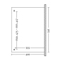 Preview: Terrassenüberdachung ANCONA Leimholz o. Mittelpfosten B541 x T400cm