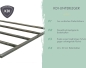 Preview: Karibu Hybrid-Gartenhaus Merkur B - 19mm Elementhaus - 2-Raum-Gartenhaus - Pultdach - terragrau/anthrazit