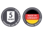 Preview: Karibu Hybrid-Gartenhaus Merkur D - 19mm Elementhaus - 2-Raum-Gartenhaus - Pultdach - wassergrau/grau