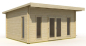 Preview: Gartenhaus BARBADOS 3, 44 mm 419 x 329 cm ISO