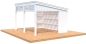 Preview: Palmako Pavillon Nova 13,0 m² Kit Natur Unbehandelt 502 cm x 396 cm