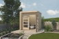 Preview: Weka Design Gartenhaus 262 A mit Doppeltür - 21 mm
