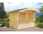 Preview: Palmako Marktstand / Verkaufsstand Stella 5 m² 16 mm naturbelassen