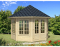 Preview: Palmako Pavillon Veronica 7 in 34mm 9,2 m²  naturbelassen