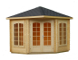Preview: Palmako Pavillon Melanie 7,0 m² naturbelassen