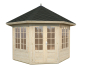 Preview: Palmako Pavillon Veronica 4 in 34mm 9,2 m² naturbelassen