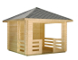 Preview: Palmako Pavillon Julie 10,5 m² naturbelassen