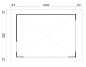 Preview: Palmako Pavillon Julie 10,5 m² naturbelassen