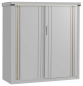 Preview: Gartengeräteschrank Matthis 1305 Set rauchgrau aus Metall - Kopie