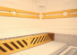 Preview: Weka Premium Massivholz-Elementsauna Kemi Panorama 3 mit Glastür+2 Fenster und Sternenhimmel - 45 mm mit 7.5 kw Ofen