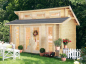 Preview: Wolff Finnhaus Stufendach Gartenhaus Lina 4031 ISO