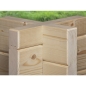 Preview: Weka Gartenhaus Typ 111 in 28 mm mit Vordach (60 cm)