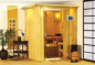 Preview: Karibu Sauna Minja 230 Volt Fronteinstieg