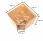 Preview: Woodfeeling Sauna Kotka - 68 mm Aktionssauna