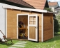 Preview: Weka 28 mm Gartenhaus 260  als Anbauhaus in 2 Grössen