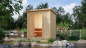 Preview: Karibu Gartensauna Saunahaus Hytti 1