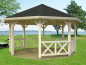 Preview: Palmako Pavillon Betty 18,0 m² naturbelassen