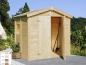 Preview: Palmako Gerätehaus Dan 4,5 m² 16 mm naturbelassen