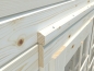 Preview: Palmako Blockbohlenhaus Tina 7,5 m² 34 mm mit Metalldach