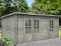 Preview: Palmako Blockbohlenhaus Ella 13,1 m² 28 mm naturbelassen