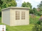 Preview: Palmako Blockbohlenhaus Ella 6,9 m² 28 mm naturbelassen