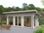 Preview: Palmako Blockbohlenhaus Heidi 19,7 m² 70 mm naturbelassen