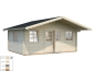 Preview: Palmako Blockbohlenhaus Helena 18,6 m² 70 mm naturbelassen