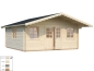 Preview: Palmako Blockbohlenhaus Helena 24,6 m² 70 mm naturbelassen