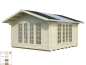 Preview: Palmako Blockbohlenhaus Irene 13,9 m² 34 mm naturbelassen
