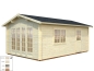 Preview: Palmako Blockbohlenhaus Irene 19,0 m² 44 mm naturbelassen