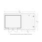 Preview: Gartenhaus Torgau 4 mit Anbaudach 330cm + Rückwand in 40mm
