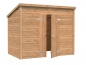 Preview: Palmako Gerätehaus Leif 4,5 m² 16 mm naturbelassen