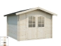 Preview: Palmako Blockbohlenhaus Lotte 7,3 m² 28 mm naturbelassen