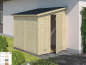 Preview: Palmako Gerätehaus Mia  3,6 m² 16 mm naturbelassen