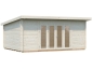 Preview: Palmako Blockbohlenhaus Lea 19,4 m² 44 mm naturbelassen