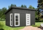 Preview: Palmako Nordic Gartenhaus Etta 88 mm 13,8 m² naturbelassen