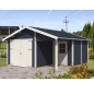 Preview: Skan Holz 28 mm Garage Holzgarage Visby 1/2/3